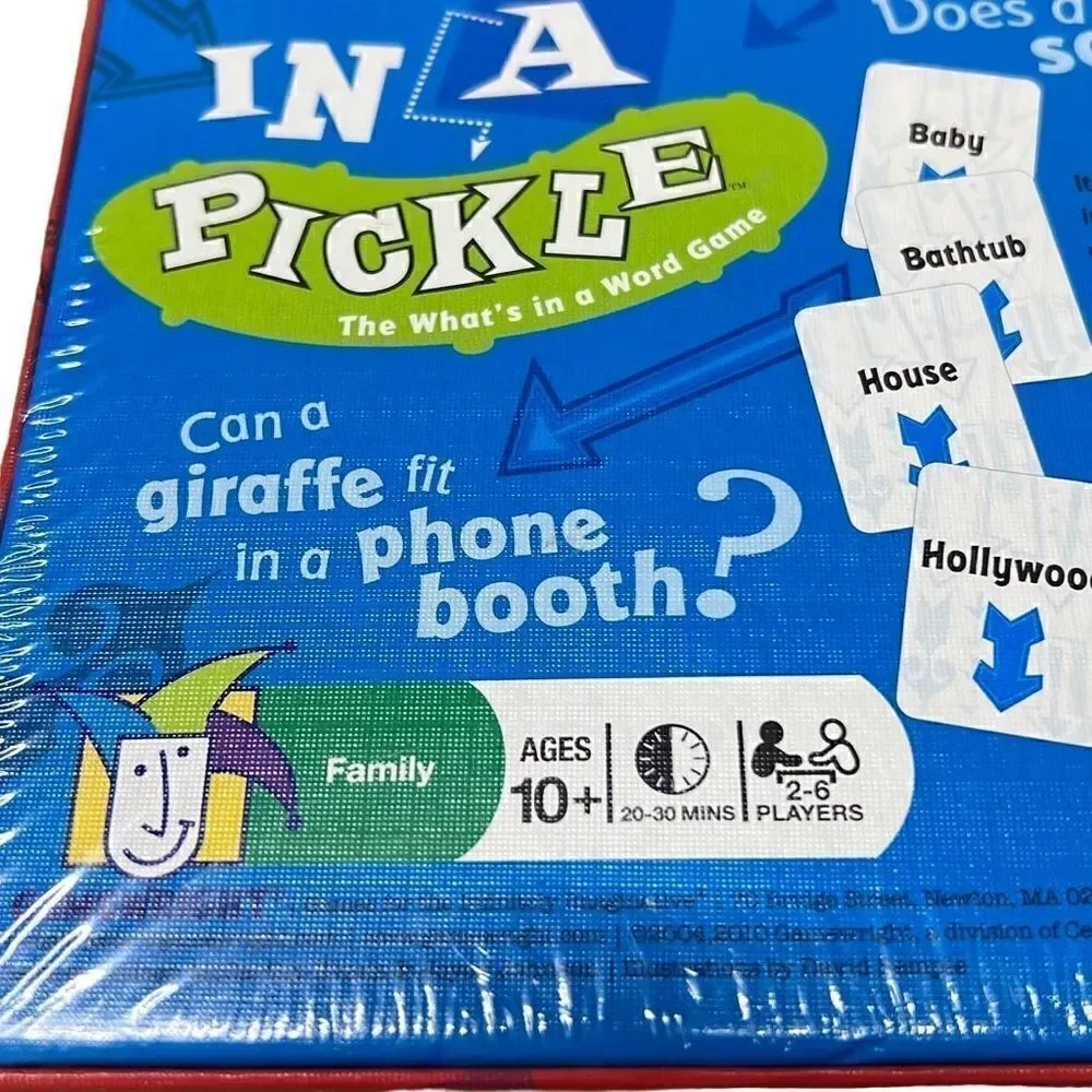 Gamewright U.S. In A Pickle Family 2-4 Play Age 10+ Word Card Game One Size